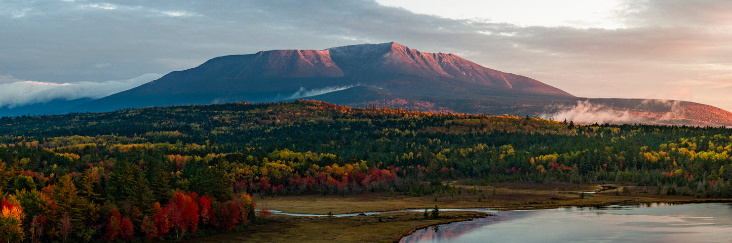 Katahdin Fall Aerial Panorama
