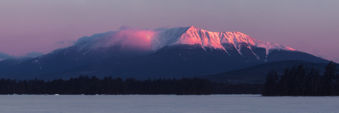 Katahdin Winter Sunrise Panorama