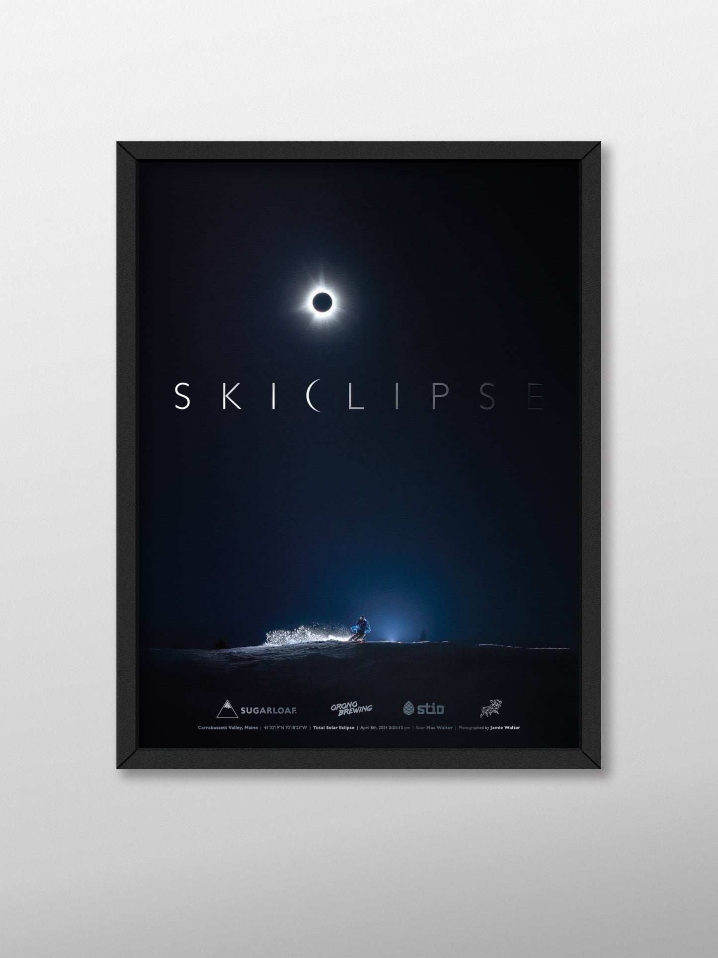 SKICLIPSE 18x24" Poster