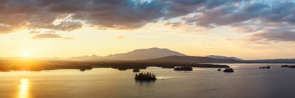 Katahdin Summer Sunset Panorama