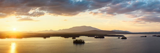 Katahdin Summer Sunset Panorama