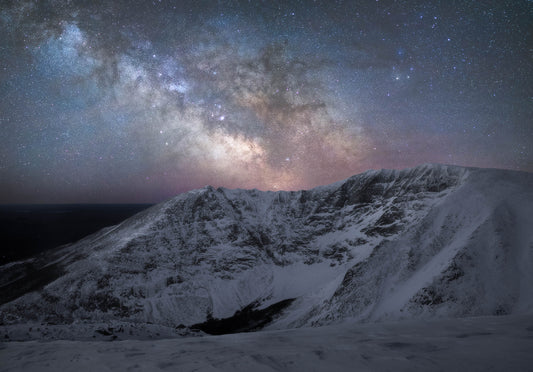 LIMITED EDITION - Katahdin Winter Milky Way - 24x36" Acrylic Print