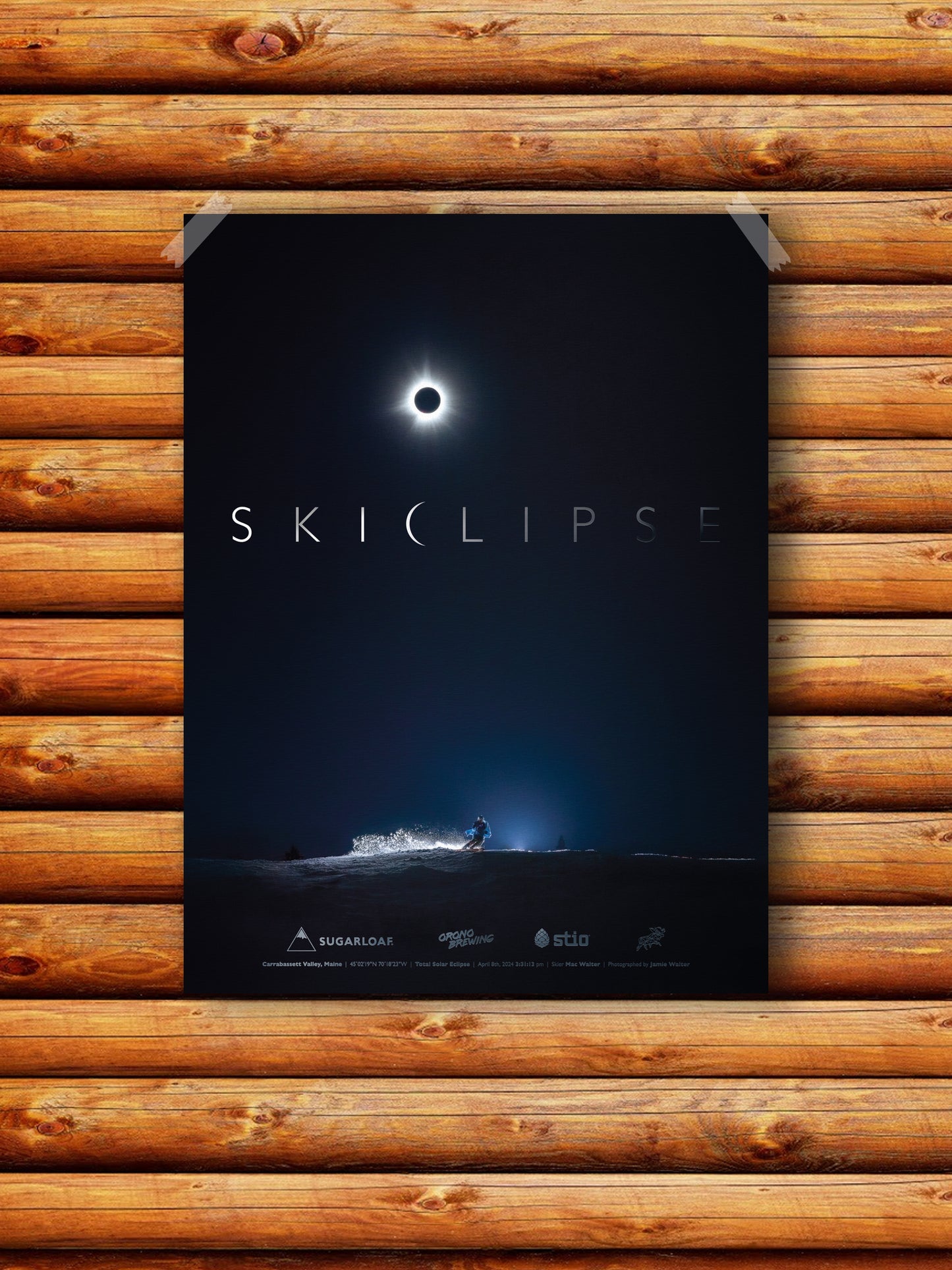 SKICLIPSE 18x24" Poster